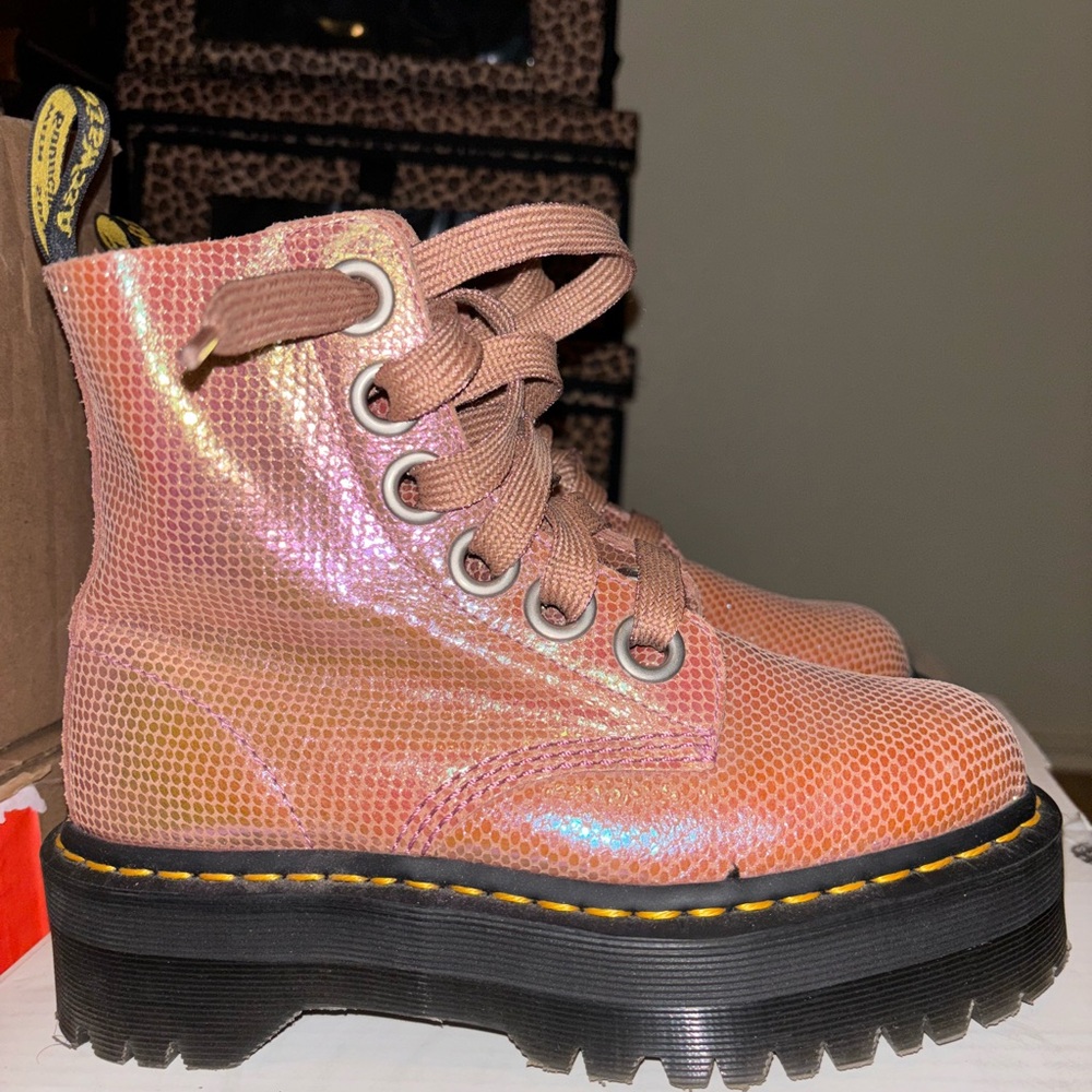 Doc Martin platform boots